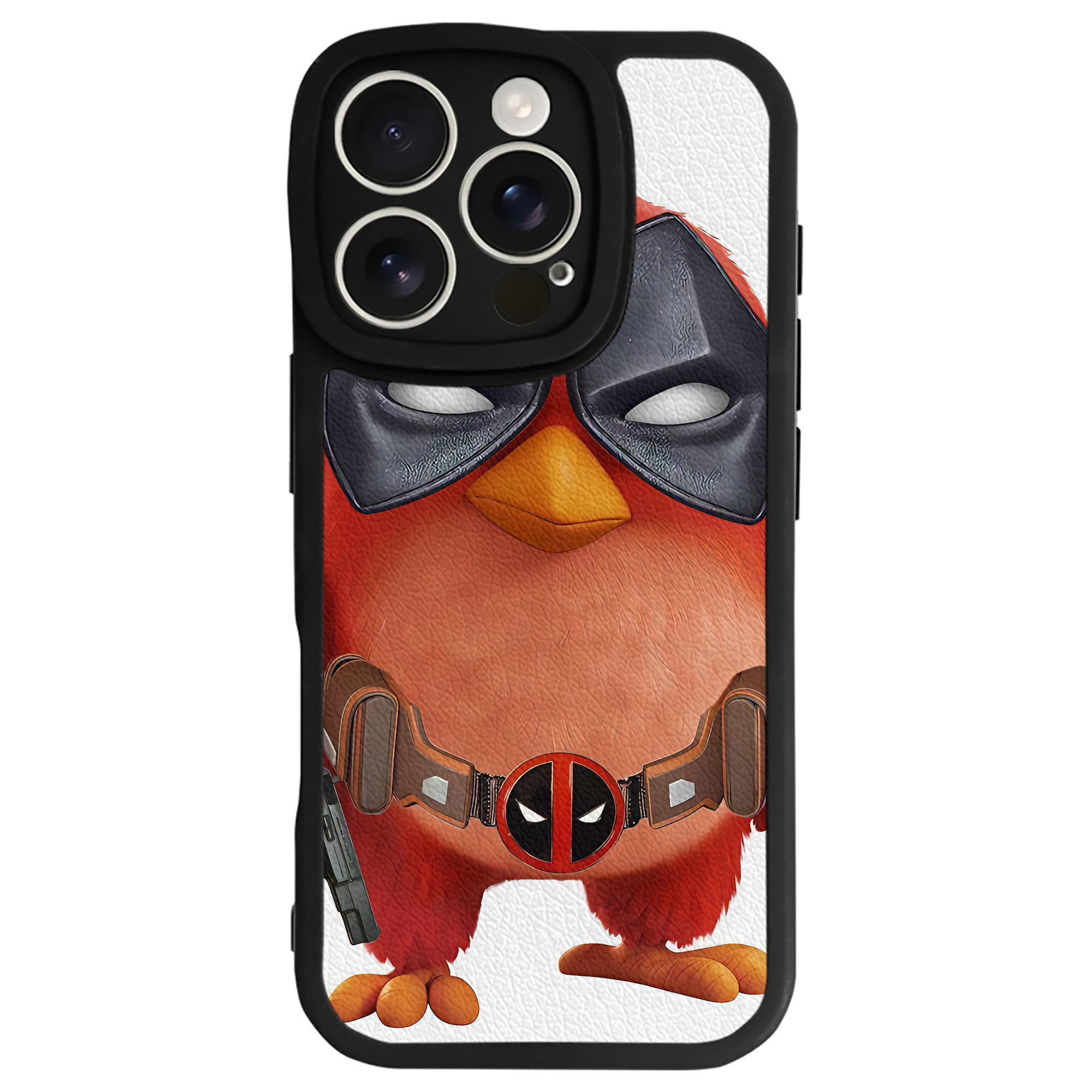 （画像用） Angry Birds アングリーバード 【iPhone 16シリーズ対応】シリコンスマホケース（レザー調） 材質：シリコン